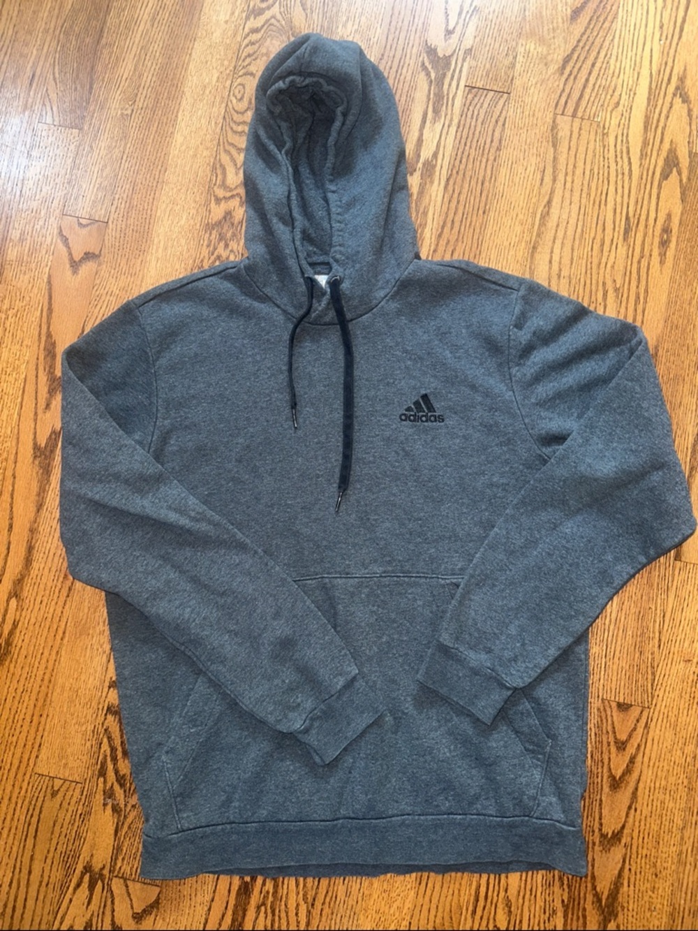 Adidas Men's Hooded Pullover Sweatshirt- Size L